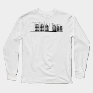 Arne Jacobsen • Mainz City Hall • Mainz, Germany Long Sleeve T-Shirt